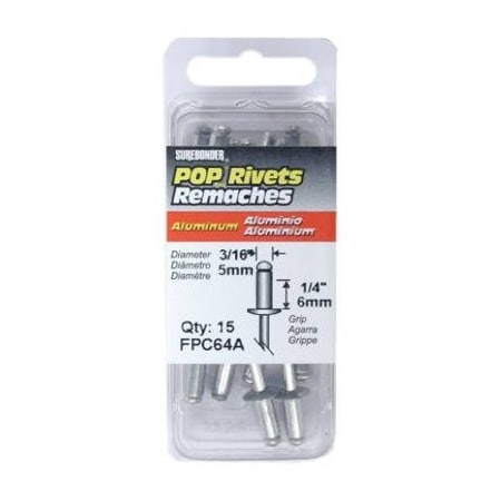 Fpc 15PK MED ALU Rivet FPC64A